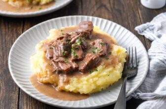 No Peek Beef Tips | Cookies & Cups