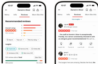 Yelp adds AI-powered scores to business pages