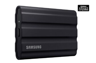 The Rugged, Huge-Capacity Samsung T7 Shield Portable Hard Drive Is Nearly 50% Off at Amazon