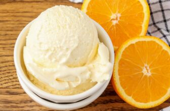 Orange Ice Cream – Barefeet in the Kitchen