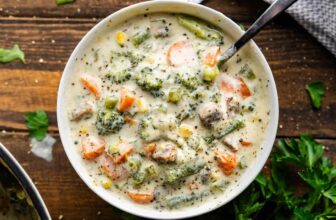 Creamy Vegetable Soup – The Stay At Home Chef