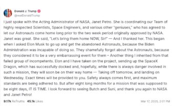 A Meticulous Breakdown of Trump’s Desperate Attempt to Take Credit for the Starliner Crew’s Return