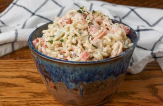 Shrimp Pasta Salad – Barefeet in the Kitchen