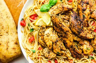 Lemon Herb Chicken Spaghetti – The Stay At Home Chef