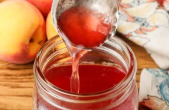 Peach Syrup – Barefeet in the Kitchen