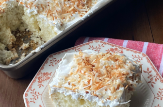 COCONUT CREAM POKE CAKE – The Southern Lady Cooks